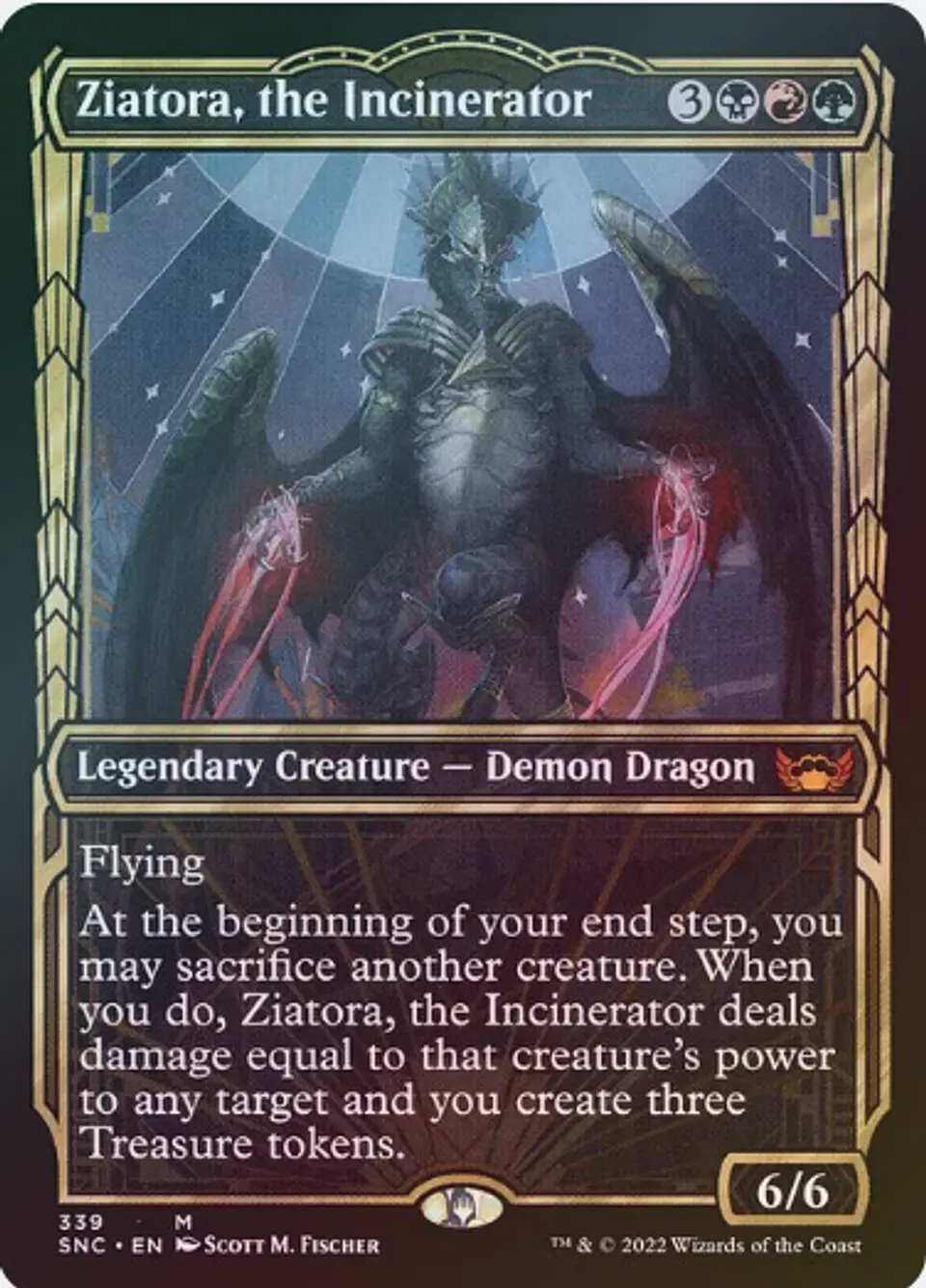 Mazo Commander: Ziatora, the Incinerator - Bracket 2 - Core 1