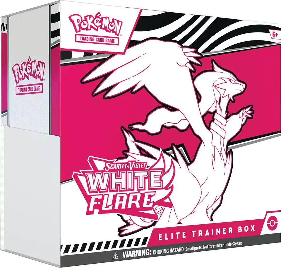 Elite Trainer Box White Flare Pokemon TCG – Inglés – Edición Coleccionista 1