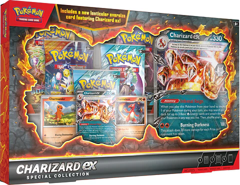 POKEMON TCG CHARIZARD EX SPECIAL COLLECTION ESPAÑOL