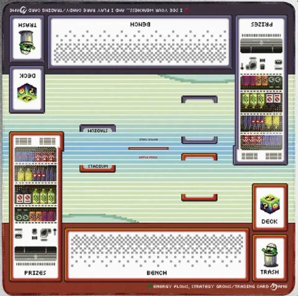 PLAYMAT DOS JUGADORES 60x60 CM pokémon + Bolsa de Almacenamiento 1