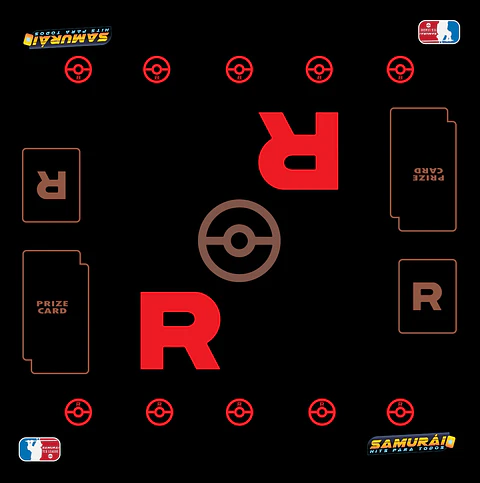 PLAYMAT DOS JUGADORES 60x60 CM pokémon Rocket