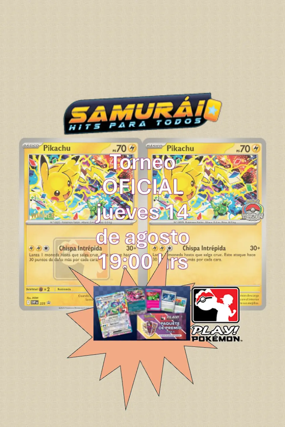 Torneo Pokemon jueves 14 de agosto 1
