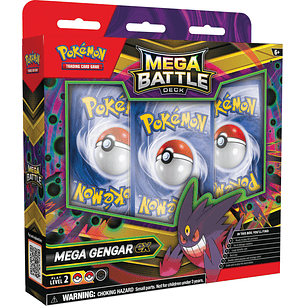 POKEMON TCG OCTOBER DELUXE BATTLE DECKS MEGA GENGAR EX ENGLISH