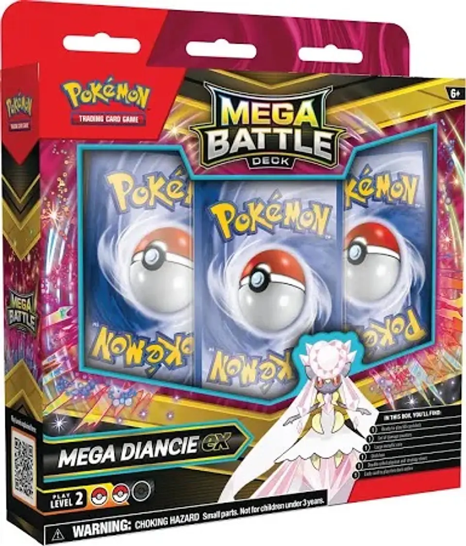 POKEMON TCG OCTOBER DELUXE BATTLE DECKS MEGA DIANCE EX ENGLISH 1