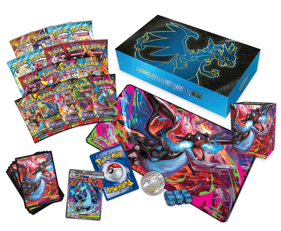 POKEMON TCG MEGA CHARIZARD X EX ULTRA PREMIUM COLLECTION ENGLISH UPC 3