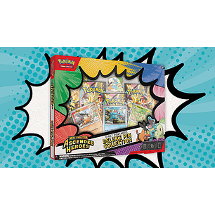 [Preventa 20 de marzo 2026] POKEMON TCG MEGA EVOLUTION - ASCENDED HEROES FIRST PARTNERS DELUXE PIN COLLECTION ENGLISH