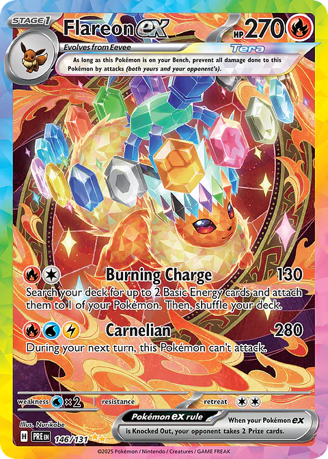 Pokemon TCG Flareon ex 146/131 Ingles