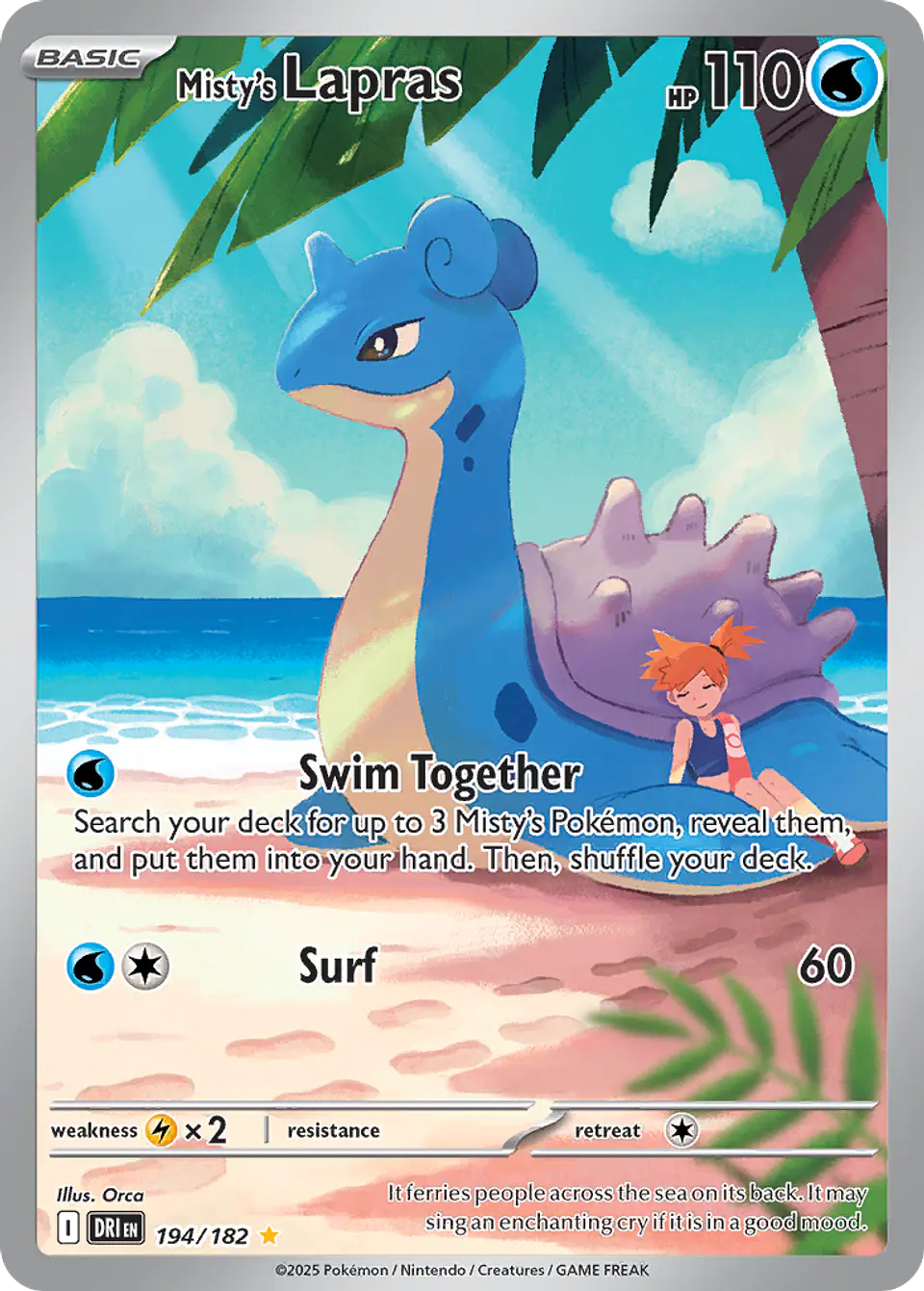 Misty's Lapras 194/182 1