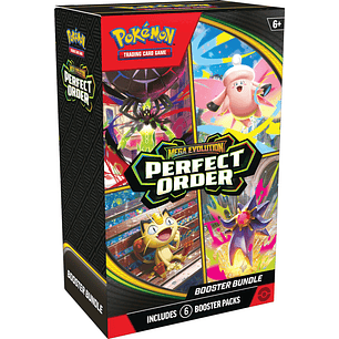 [Preventa 27 de marzo 2026] POKEMON TCG MEGA EVOLUTION - PERFECT ORDER - BOOSTER BUNDLE ENGLISH