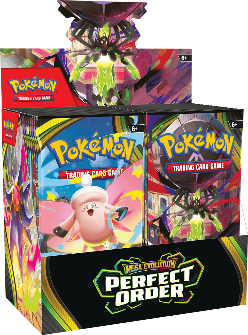 CASE SELLADO POKEMON TCG MEGA EVOLUTION - PERFECT ORDER - BOOSTER ENGLISH (36 unidades) 1
