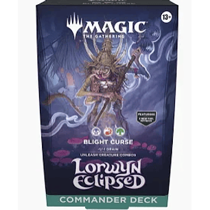 PREVENTA Lorwyn Eclipsed - Blight Curse Commander Deck INGLES