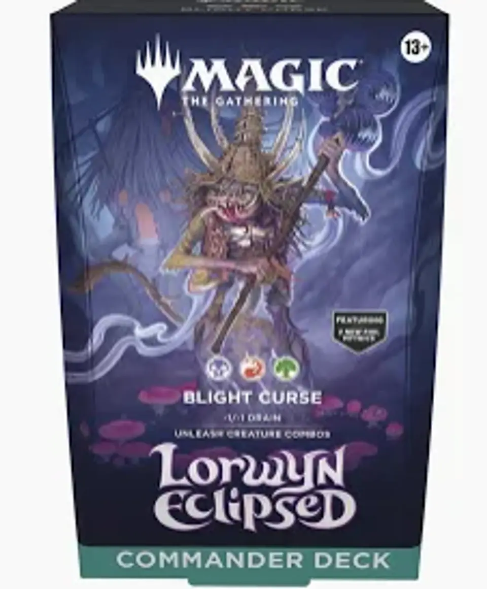 PREVENTA Lorwyn Eclipsed - Blight Curse Commander Deck INGLES 1