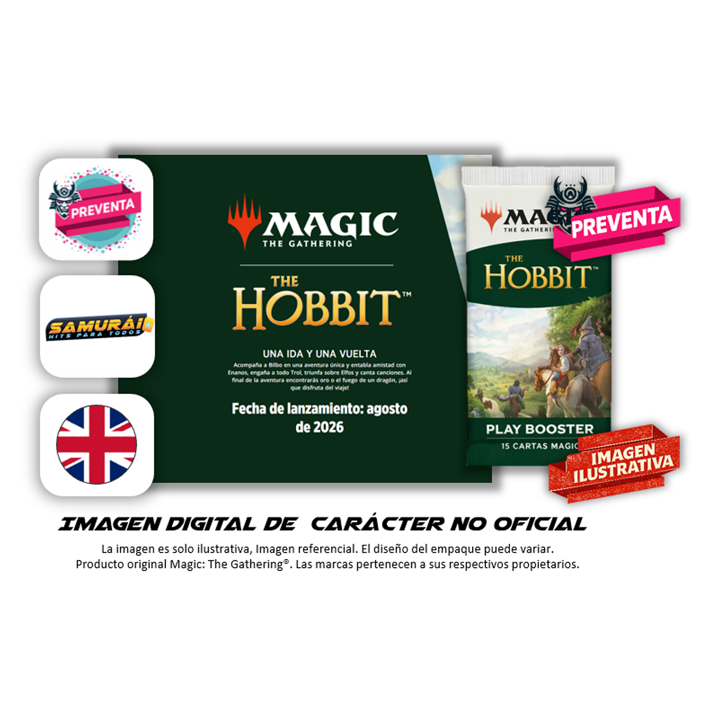 PREVENTA MTG The Hobbit Play Booster