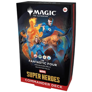  PREVENTA MTG Marvel Super Heroes FANTASTIC FOUR Commander Deck