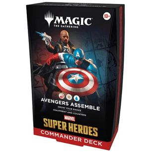 PREVENTA MTG Marvel Super Heroes AVENGERS ASSEMBLE Commander Deck.