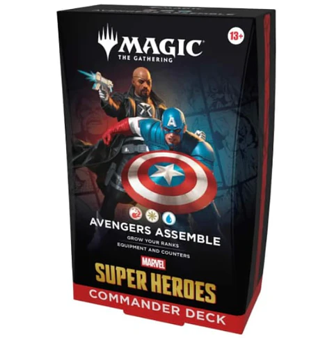 PREVENTA MTG Marvel Super Heroes AVENGERS ASSEMBLE Commander Deck