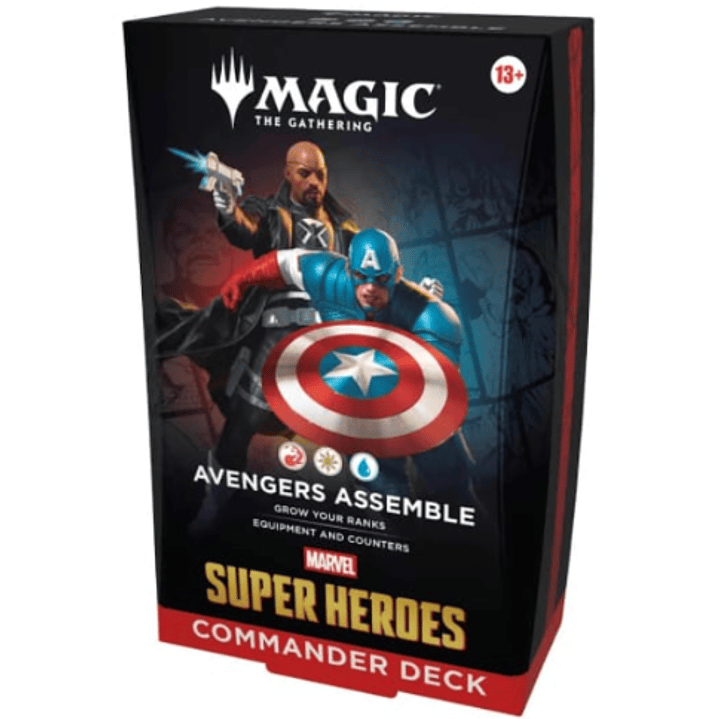 PREVENTA MTG Marvel Super Heroes AVENGERS ASSEMBLE Commander Deck.