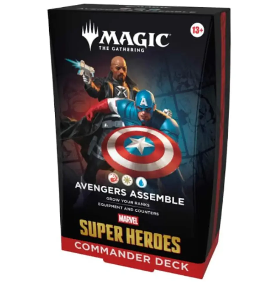 PREVENTA MTG Marvel Super Heroes AVENGERS ASSEMBLE Commander Deck 1