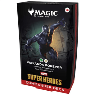 PREVENTA MTG Marvel Super Heroes WAKANDA FOREVER Commander Deck.