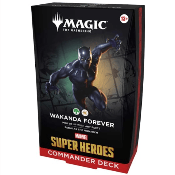 PREVENTA MTG Marvel Super Heroes WAKANDA FOREVER Commander Deck.