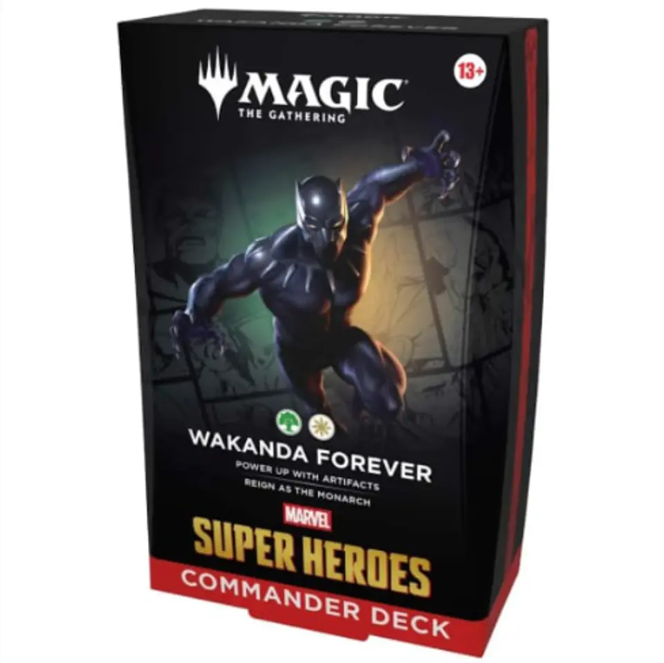 PREVENTA MTG Marvel Super Heroes WAKANDA FOREVER Commander Deck 1