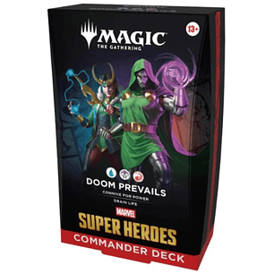 PREVENTA MTG Marvel Super Heroes DOOM PREVAILS Deck