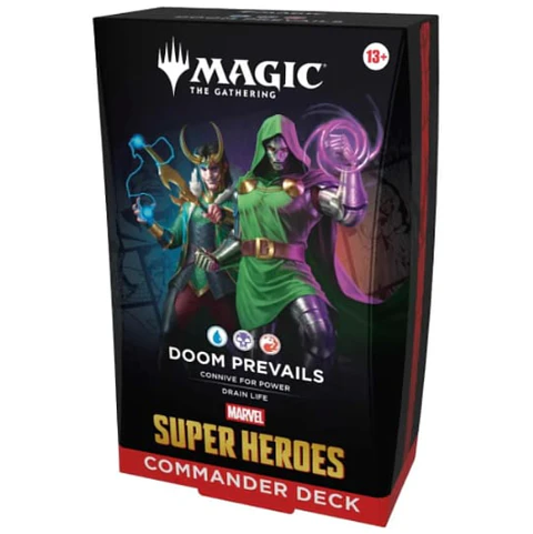PREVENTA MTG Marvel Super Heroes DOOM PREVAILS Commander Deck