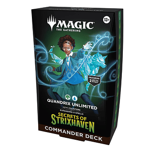 PREVENTA Secrets of Strixhaven Commander Deck - Quandrix Unlimited INGLES