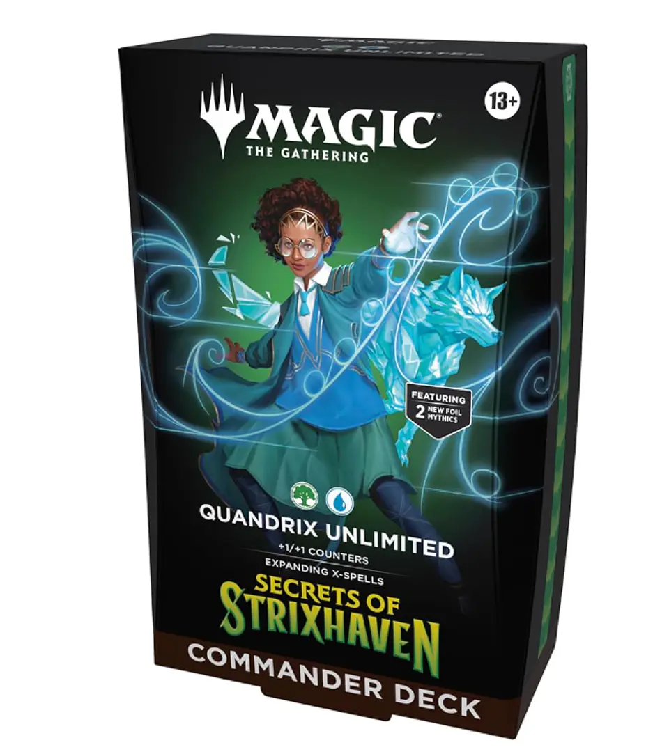 PREVENTA Secrets of Strixhaven Commander Deck - Quandrix Unlimited INGLES 1