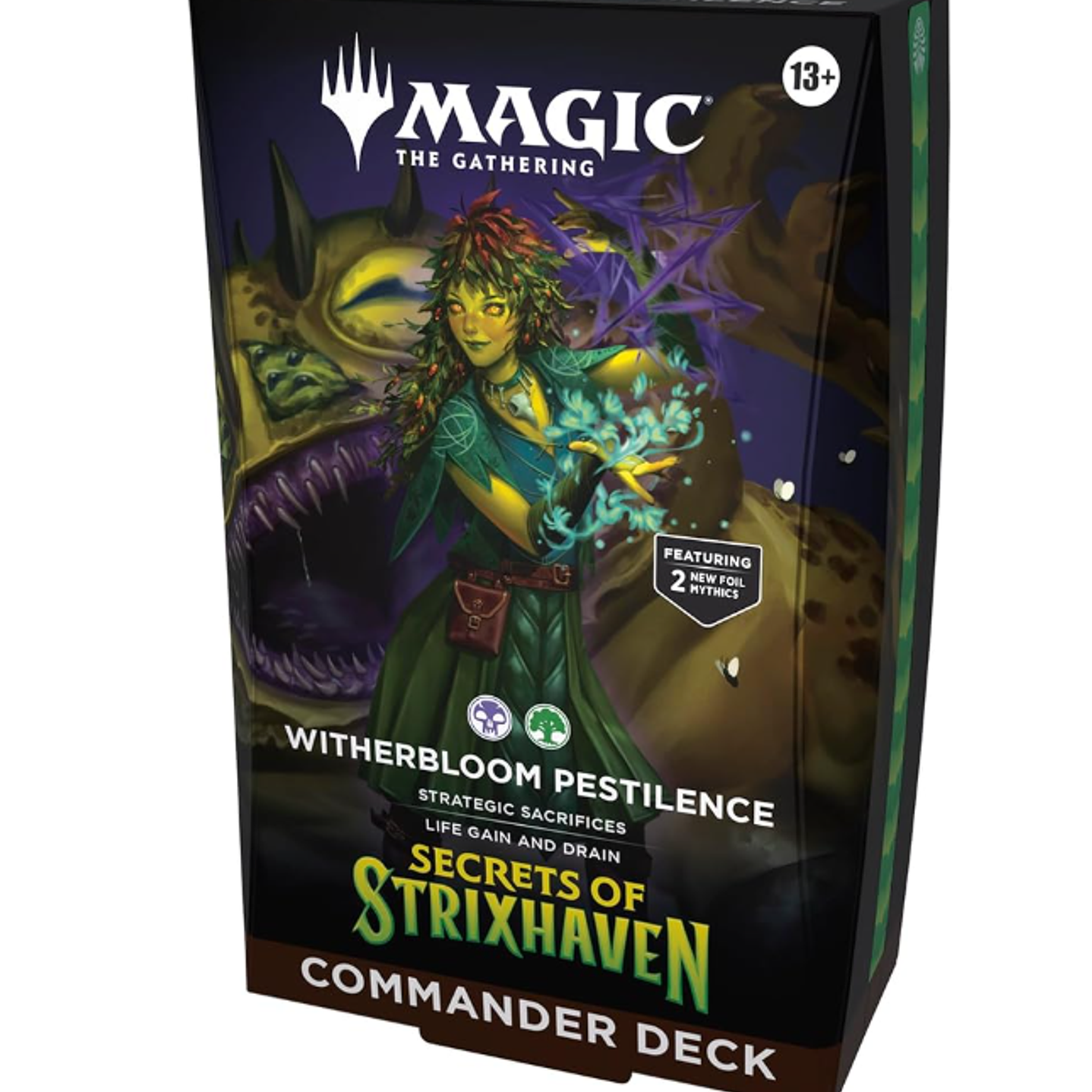 PREVENTA Secrets of Strixhaven Commander Deck - Witherbloom Pestilence INGLES