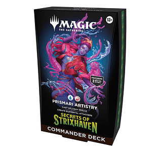 PREVENTA Secrets of Strixhaven Commander Deck - Prismari Artistry INGLES