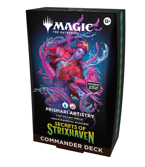 PREVENTA Secrets of Strixhaven Commander Deck - Prismari Artistry INGLES