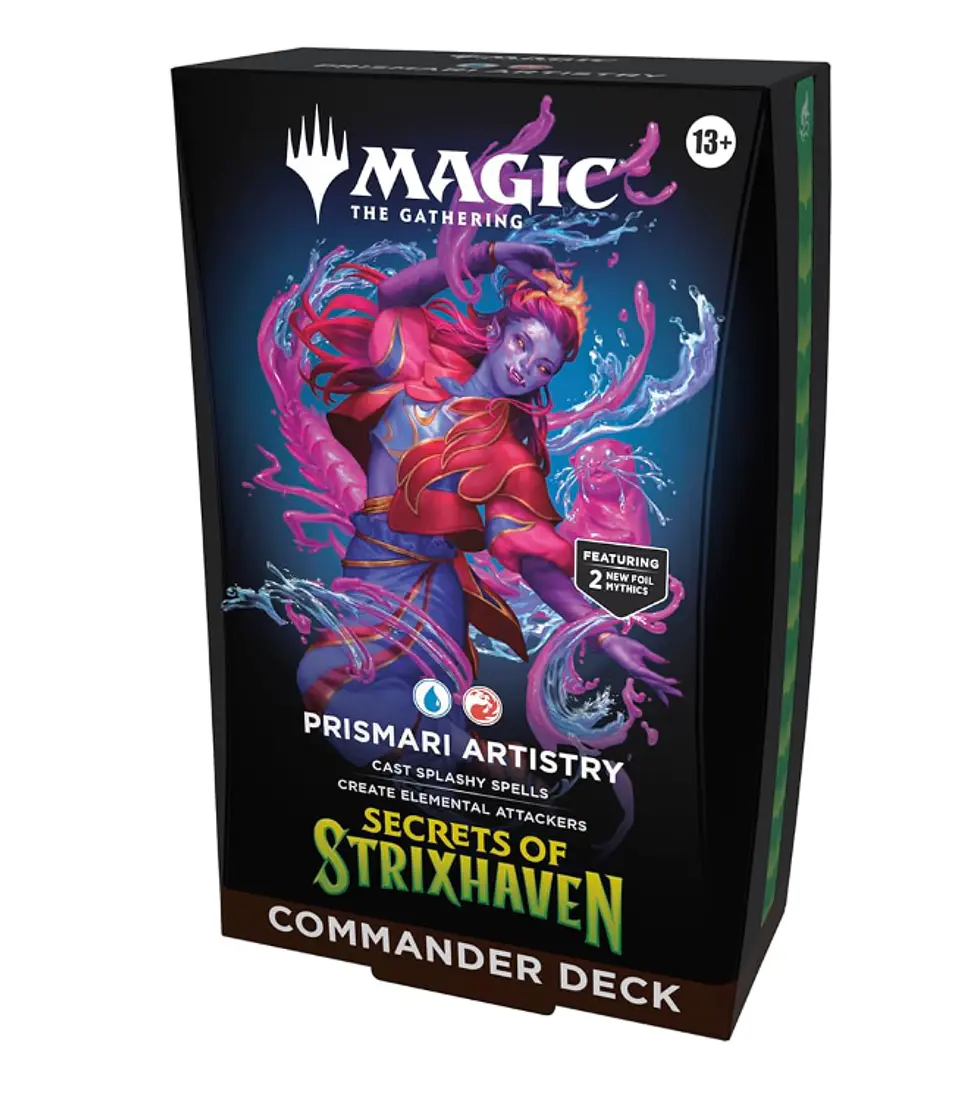 PREVENTA Secrets of Strixhaven Commander Deck - Prismari Artistry INGLES 1
