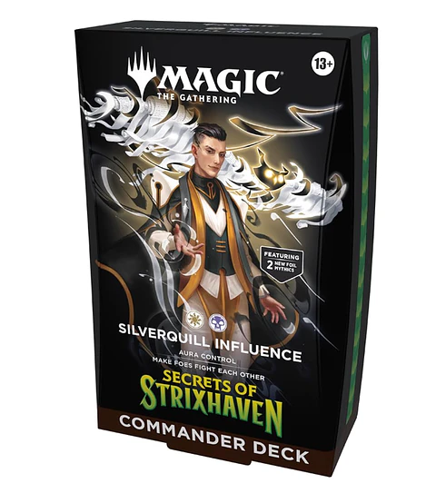 PREVENTA Secrets of Strixhaven Commander Deck - Silverquill Influence INGLES
