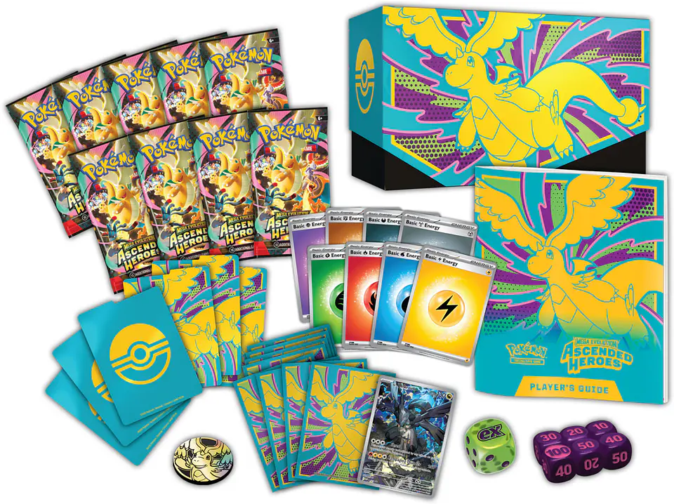 POKEMON TCG MEGA EVOLUTION - ASCENDED HEROES ELITE TRAINER BOX ESPAÑOL 2