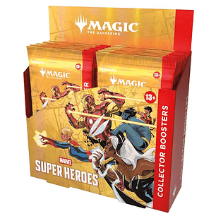 PREVENTA MTG Marvel Super Heroes Collector Booster Box x12