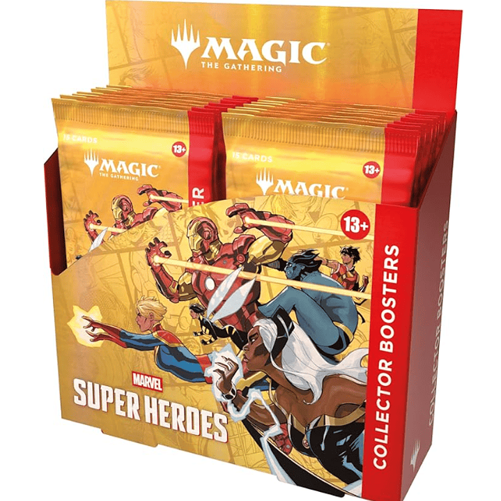 PREVENTA MTG Marvel Super Heroes Collector Booster Box x12