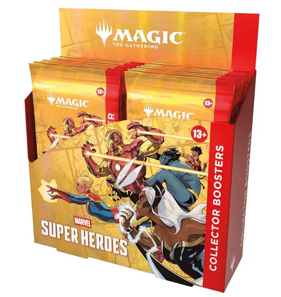 PREVENTA MTG Marvel Super Heroes Collector Booster Box x12 1