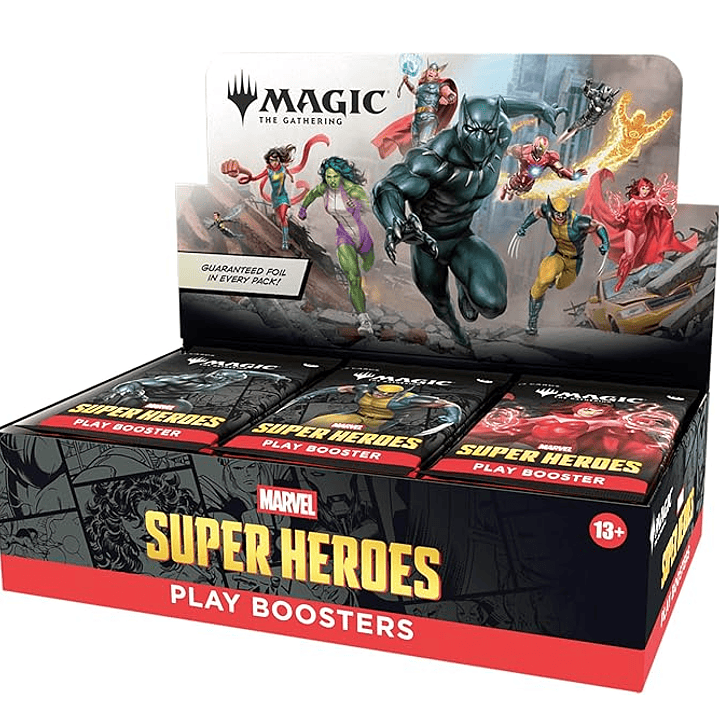 PREVENTA MTG Marvel Super Heroes Play Booster Box x30