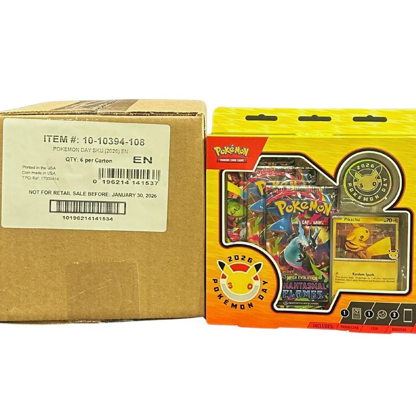 [Preventa 20 de febrero 2026] CASE SELLADO POKEMON TCG POKEMON DAY 2026 COLLECTION ENGLISH (6 unidades) 1