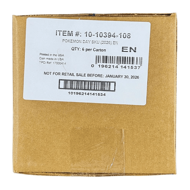 [Preventa 20 de febrero 2026] CASE SELLADO POKEMON TCG POKEMON DAY 2026 COLLECTION ENGLISH (6 unidades) 2