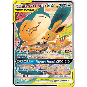 Eevee & Snorlax-GX - SM169/248 (Español) 