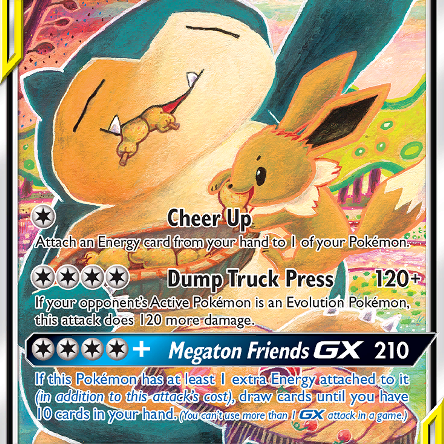 Eevee & Snorlax-GX - SM169/248 (Español) 