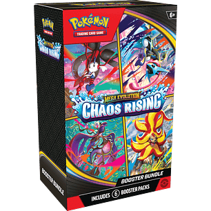 [PREVENTA 22 MAYO 2026] POKEMON TCG MEGA EVOLUTION - CHAOS RISING - BOOSTER BUNDLE ENGLISH