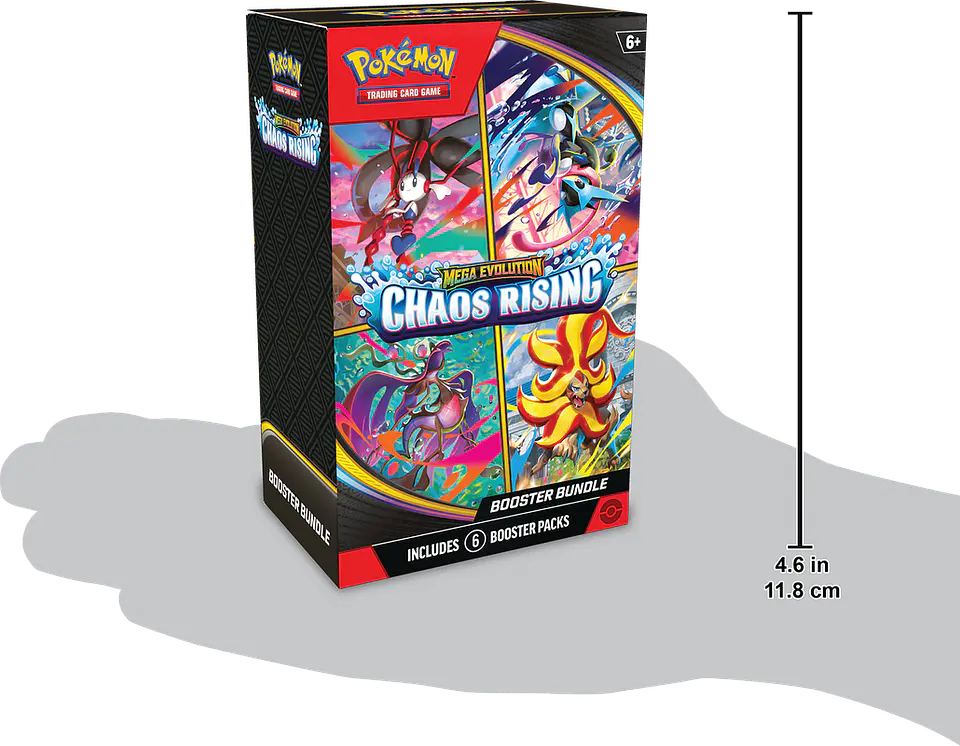 [PREVENTA 22 MAYO 2026] POKEMON TCG MEGA EVOLUTION - CHAOS RISING - BOOSTER BUNDLE ENGLISH 3