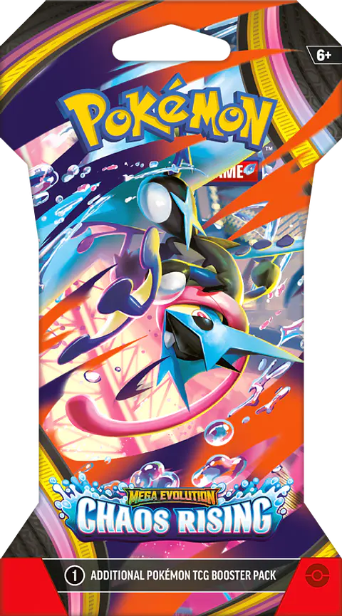 [PREVENTA 22 MAYO 2026] POKEMON TCG MEGA EVOLUTION - CHAOS RISING - SLEEVED BOOSTER ENGLISH