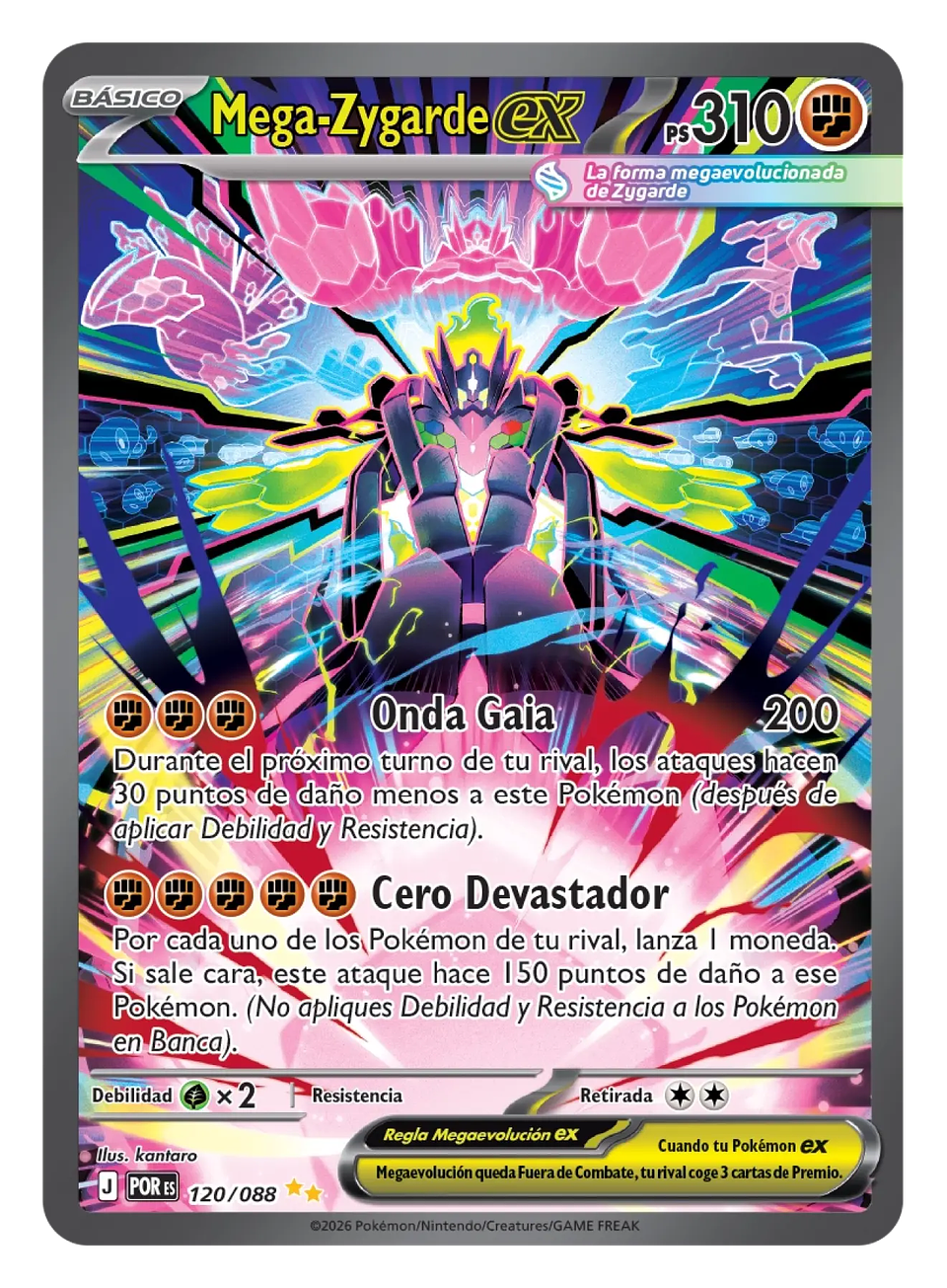 Mega-Zygarde EX 120/088 (Español-Latam) 1
