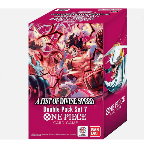 NT OP [ INGLES ] ONE PIECE DOUBLE PACK SET 7 A FIST OF DIVINE SPEED [DP07]