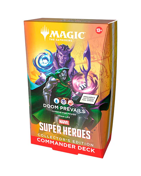 PREVENTA MTG Marvel Super Heroes DOOM PREVAILS Collector Commander Deck