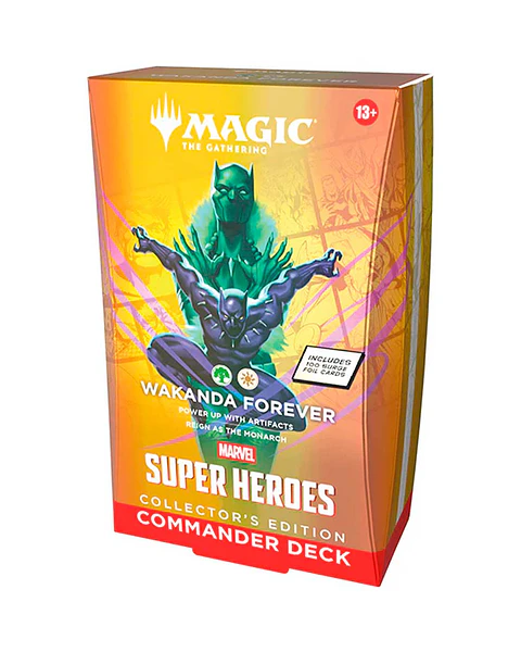 PREVENTA MTG Marvel Super Heroes WAKANDA FOREVER Collector Commander Deck